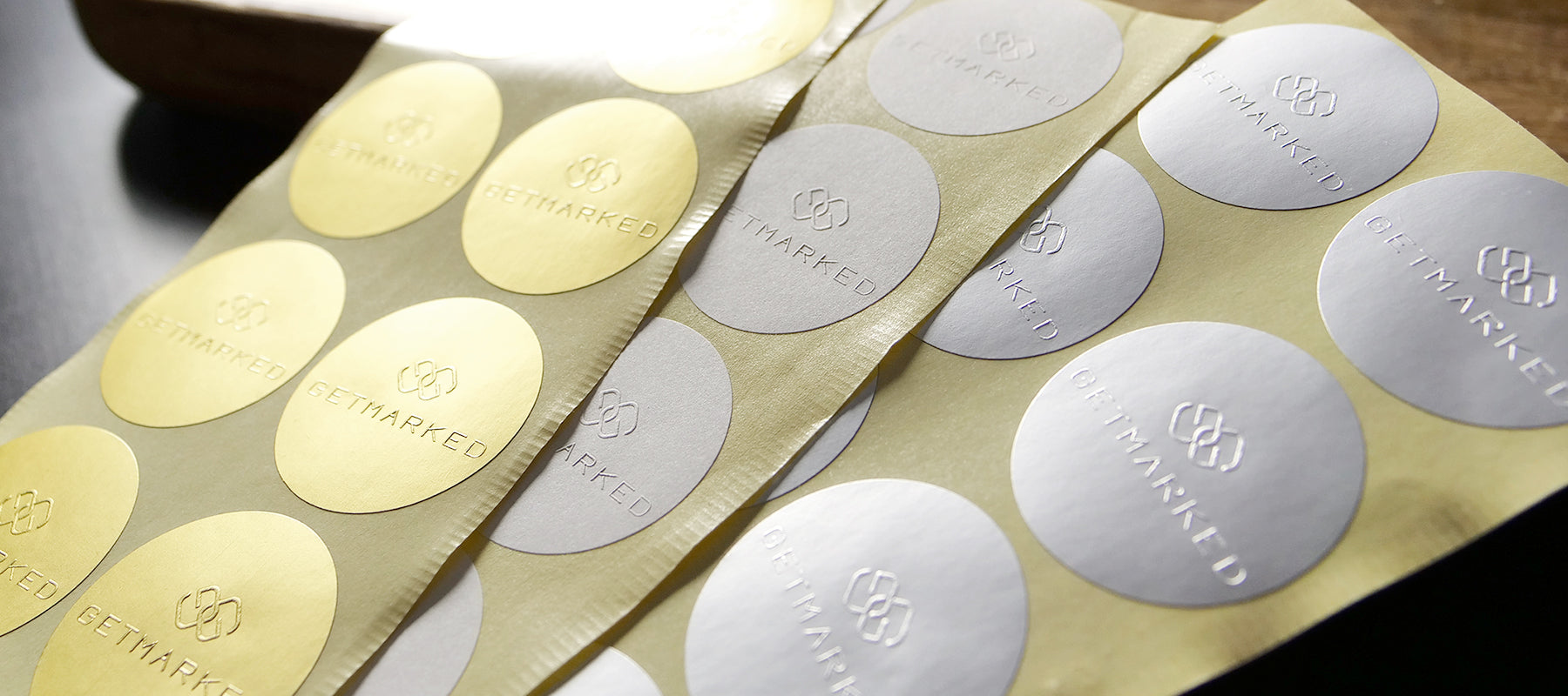 Functional & Elegant Embossed Stickers, perfect for your wedding, baby showers & special occasions.