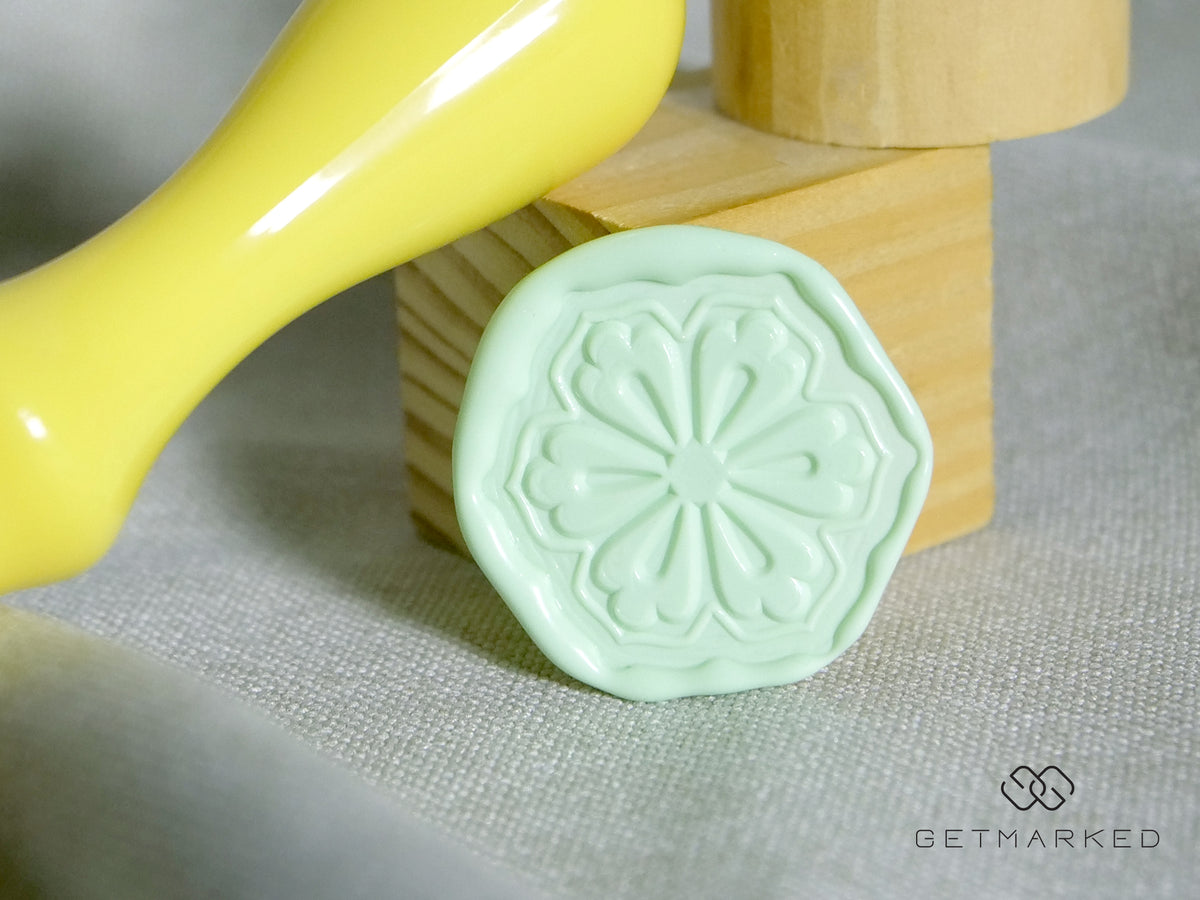 Bloom Design 7 - Premium Wax Seal Stamp by Get Marked