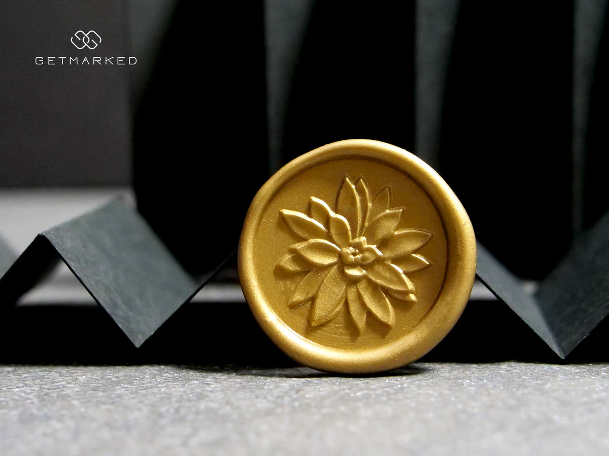 Flower - 3D Wax Seal Stamp by Get Marked