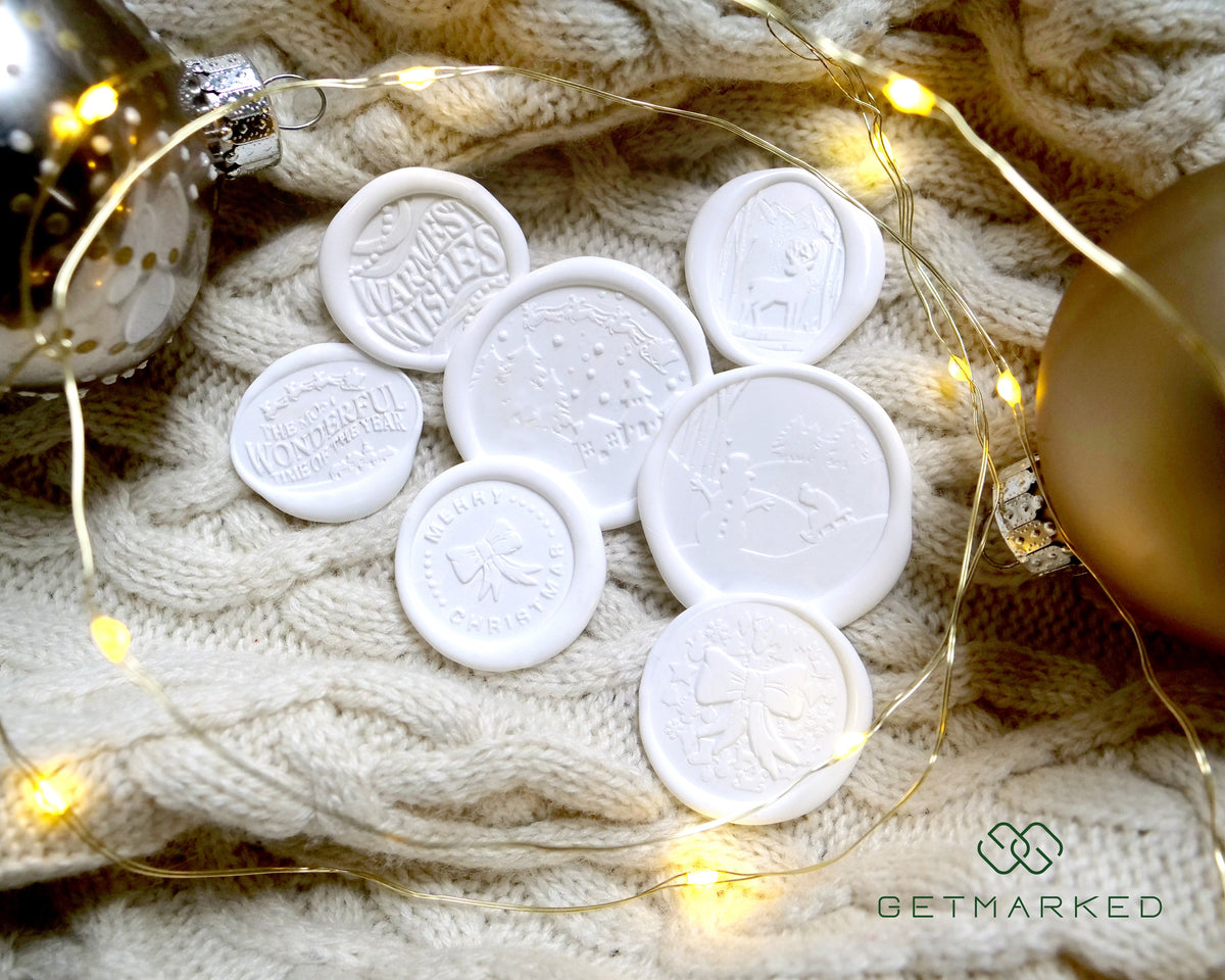 Reindeer in the Night - Premium Christmas Collection Wax Seal Stamp by Get Marked (WS0471)
