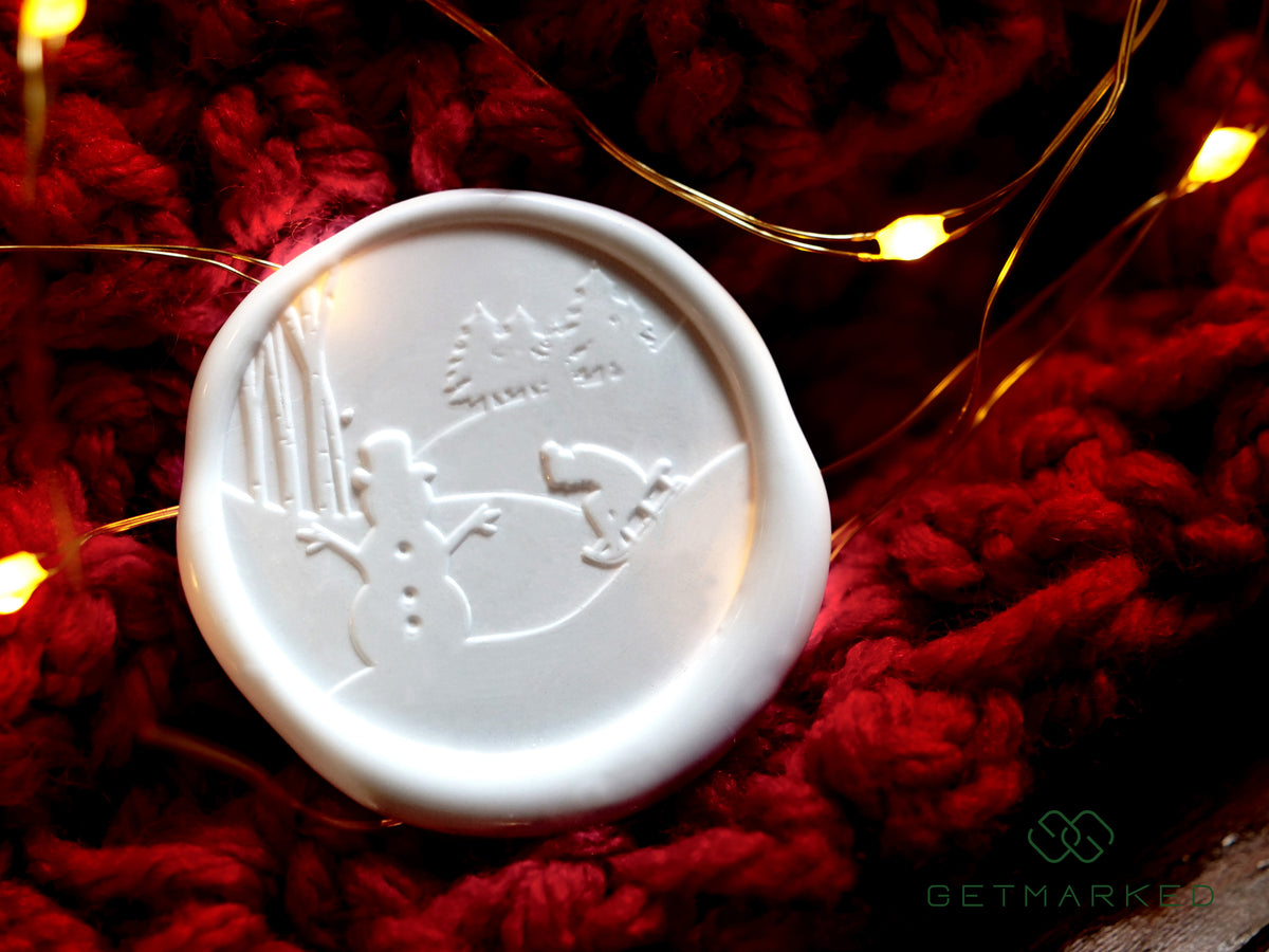 Holidays Fun - Premium Christmas Collection Wax Seal Stamp by Get Marked (WS0470)