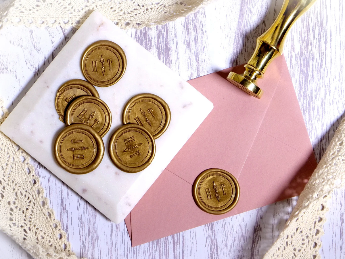 Loyalty - Customized Wedding Wax Seal Stamp Template by Get Marked (WS0457)