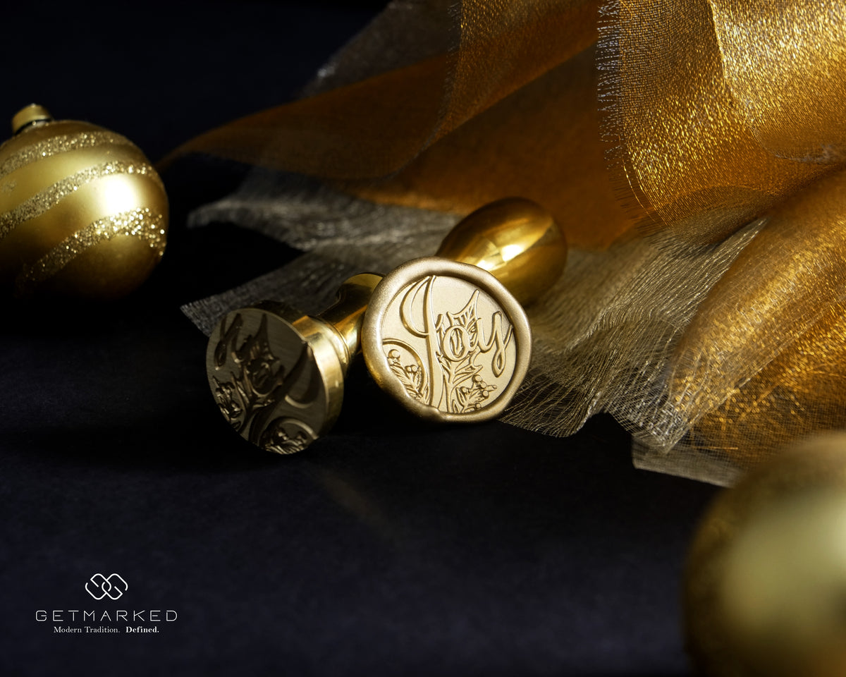 Full of Joy - Premium Christmas Collection Wax Seal Stamp by Get Marked (WS0415)