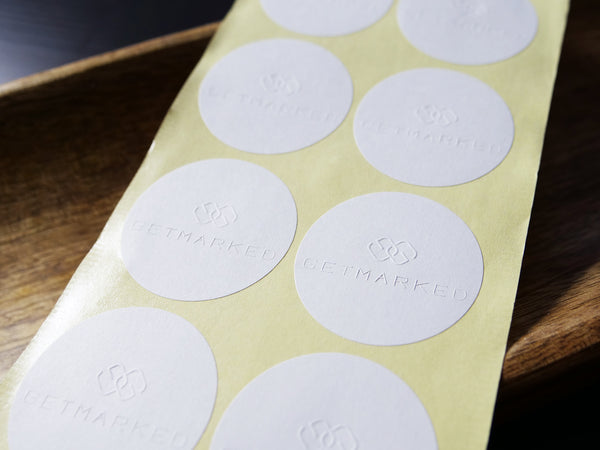 Gold Foil Embossed Stickers - GetMarked™ • Wax Seals & Stamping Goods HQ •