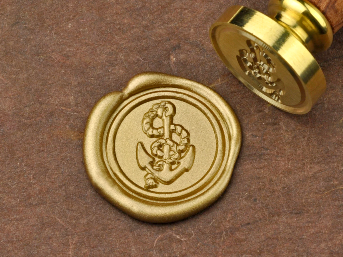 Anchor &amp; Ropes - Wax Seal Stamp by Get Marked (WS0276)