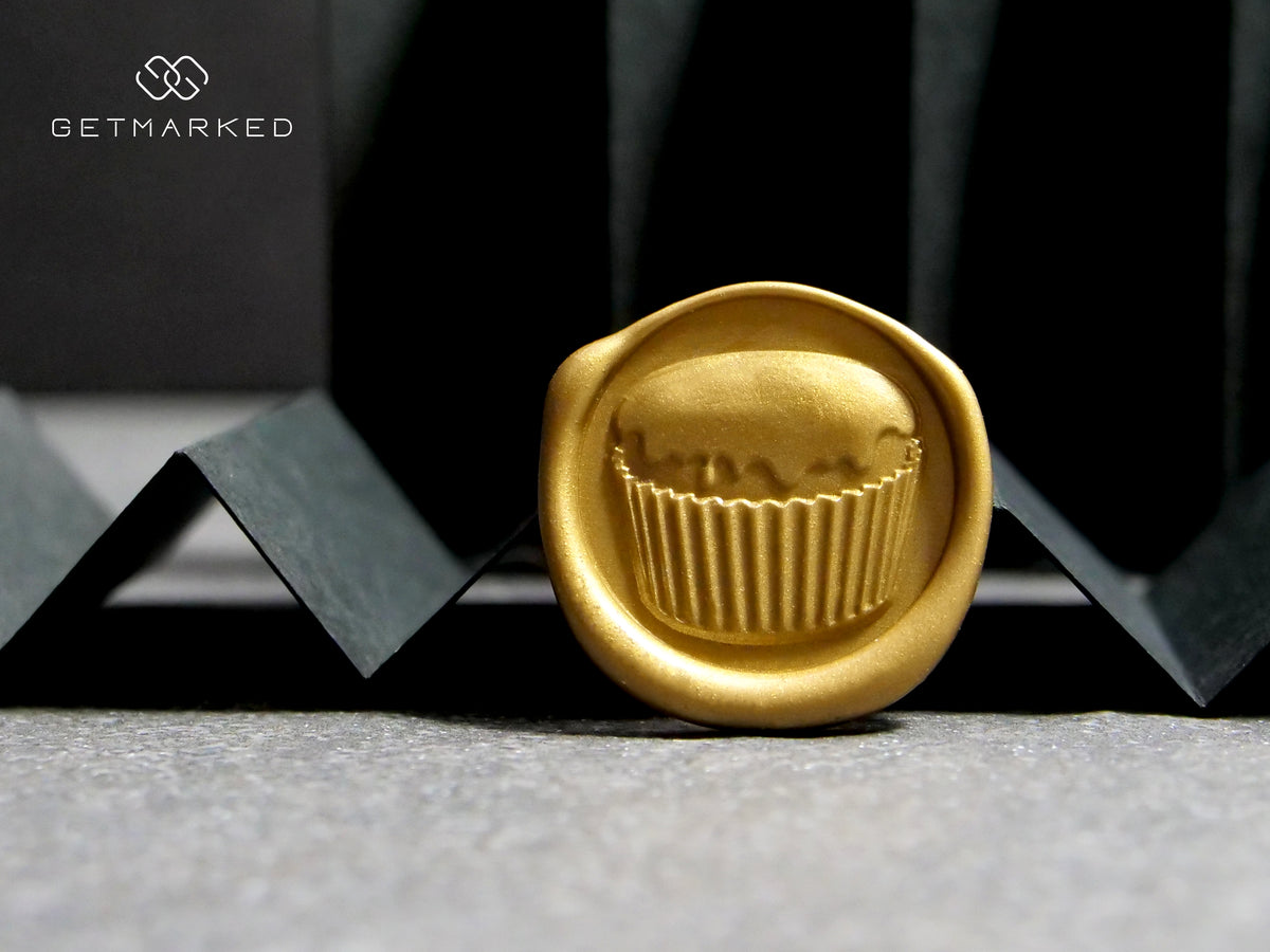 Cupcake - 3D Wax Seal Stamp by Get Marked
