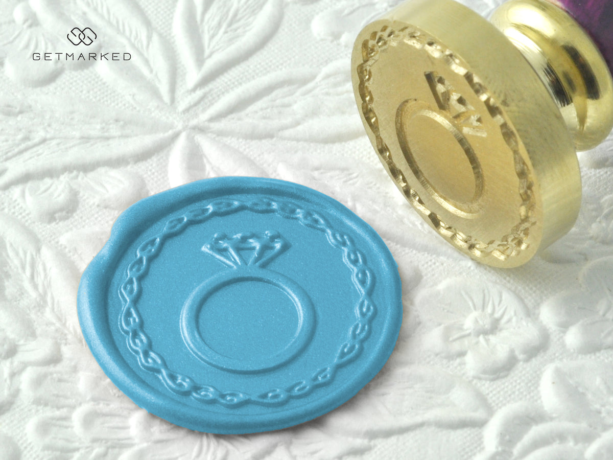 Engagement Ring - Wax Seal Stamp by Get Marked - Wedding Collection (WS0180)