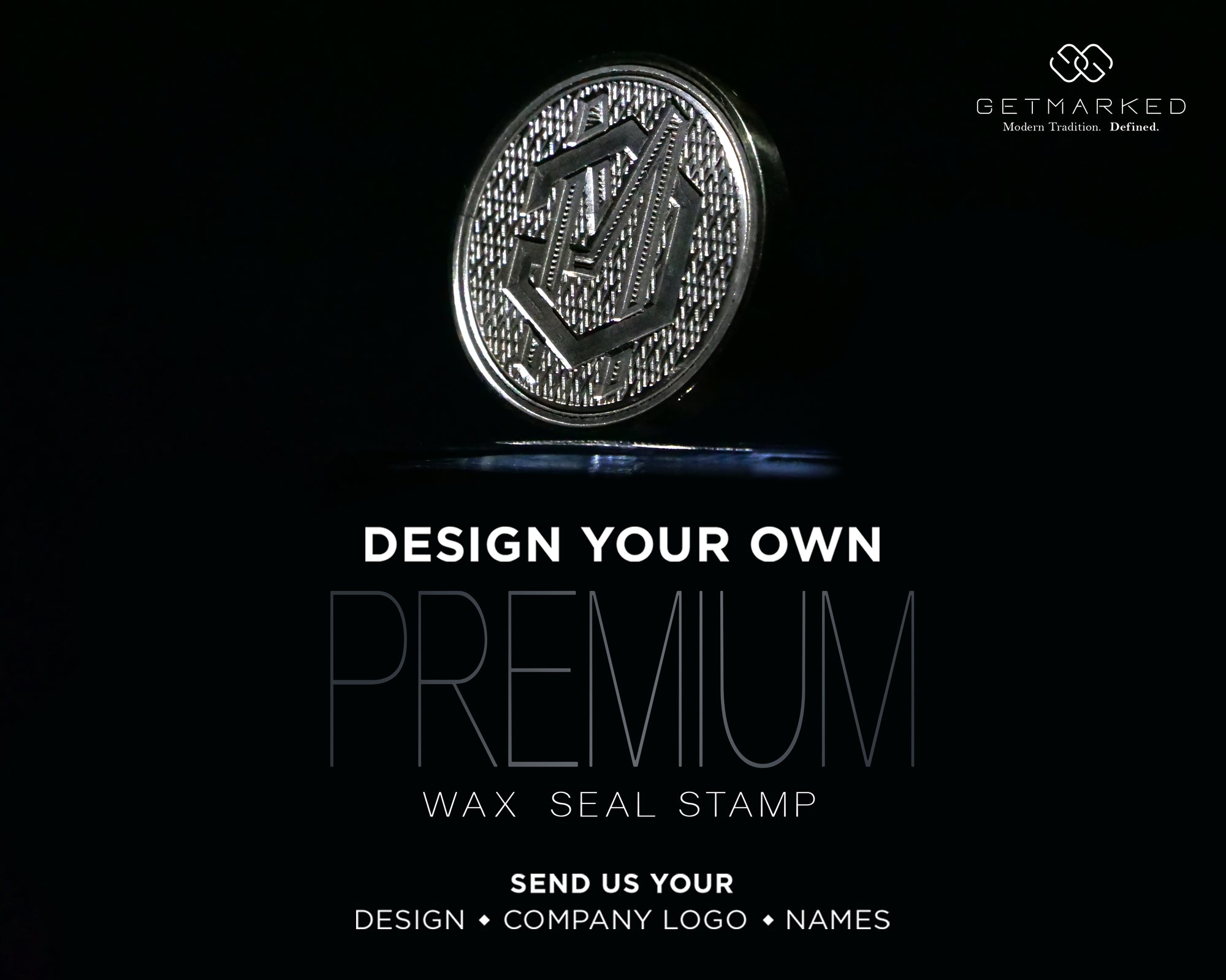 Wax Stamp Design Templates Tagged gold wax stamp - GetMarked™ • Wax Seals  & Stamping Goods HQ •