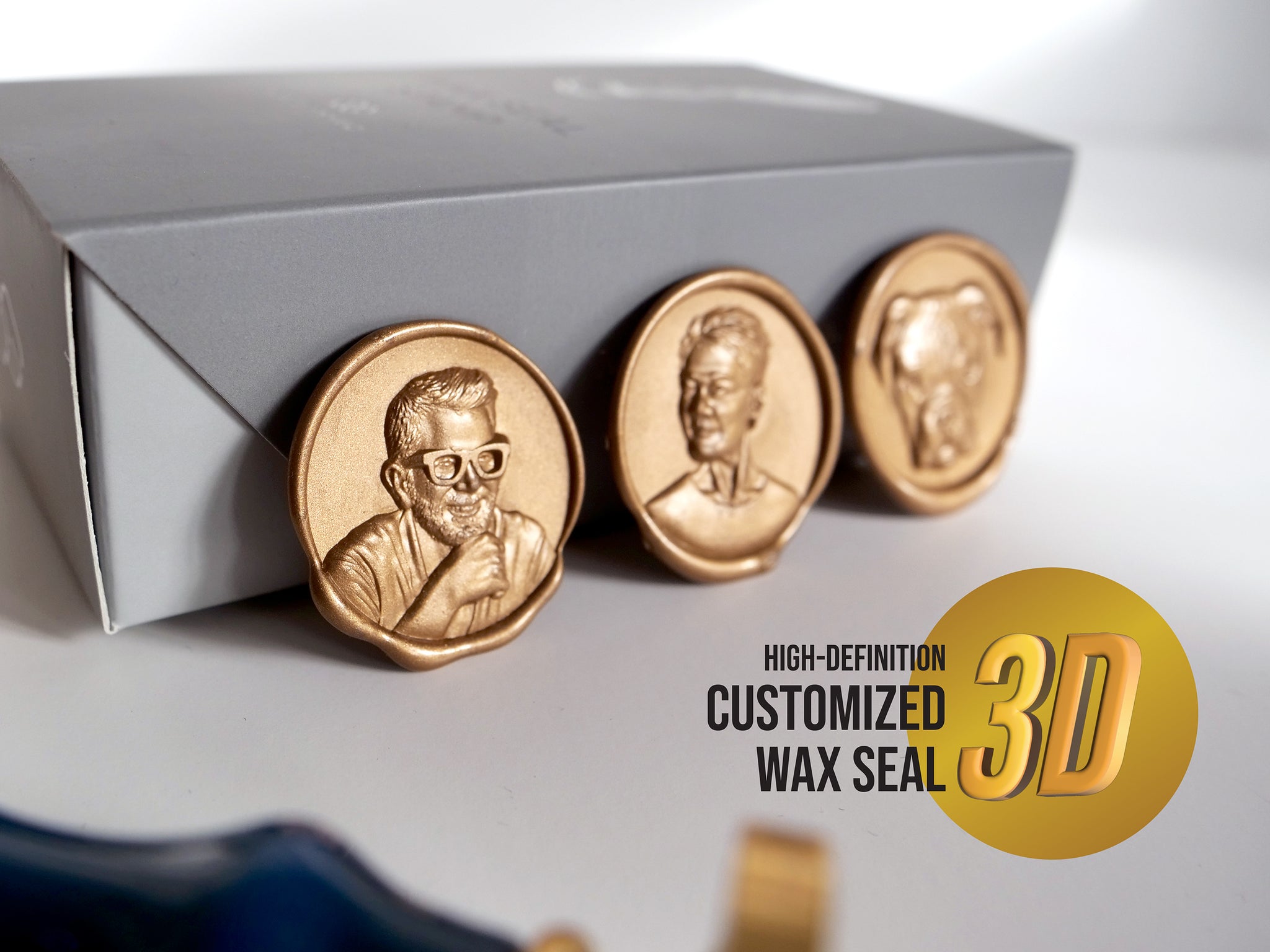 Customized 3D Wax Stamps - GetMarked™ • Wax Seals & Stamping Goods