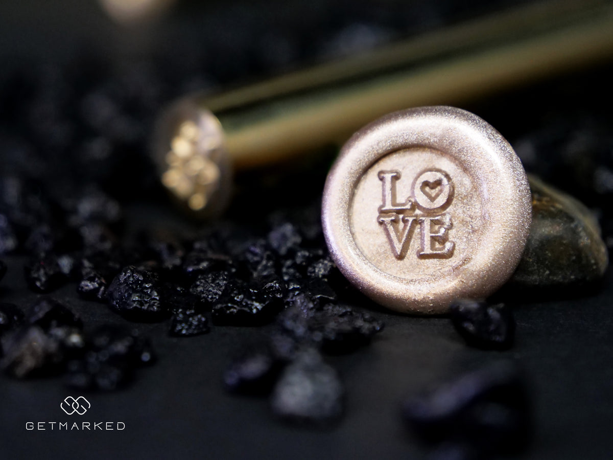 LOVE - 1.2cm Compact Wax Seal Stamp (WS0482)