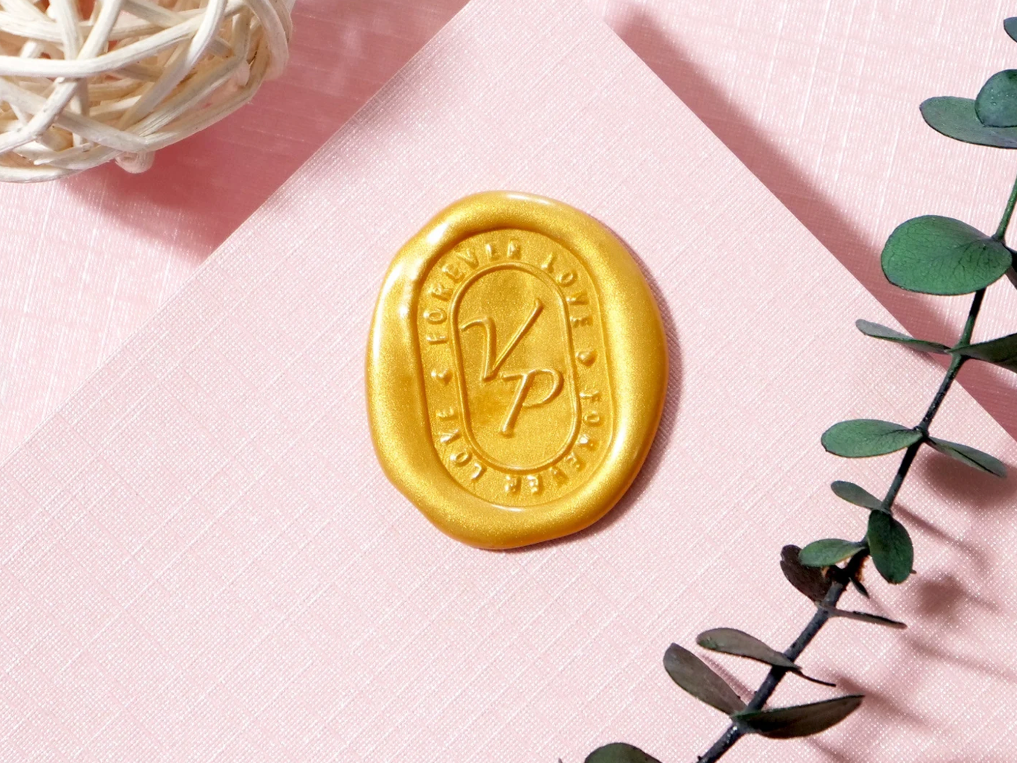  25 White & Gold Wax Seal Stickers - Wax Seals for Wedding  Envelope Seals - Wax Seal Stamp - Sealing Wax for Wedding Invitations -  Golden Seal for Bridal Postage Stamps - Wedding Postage Stamps