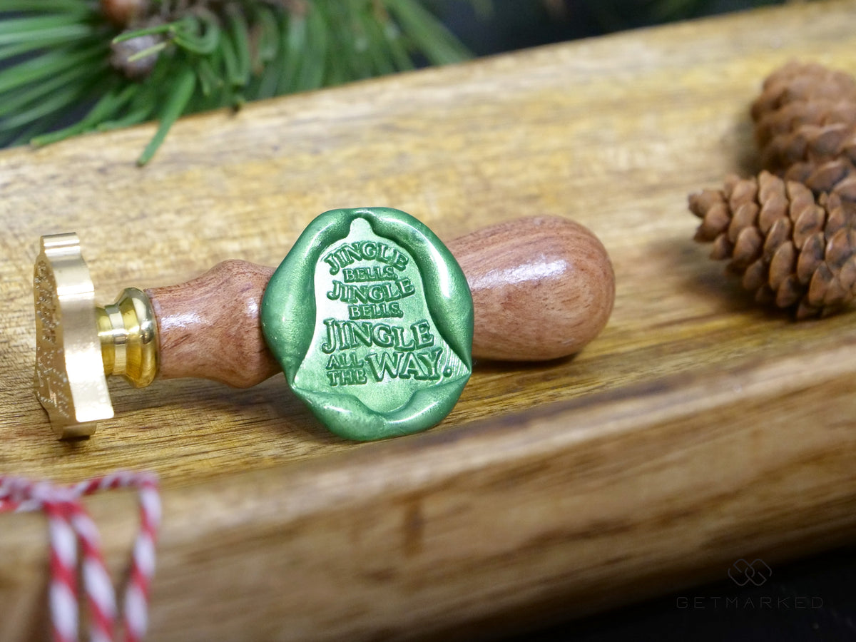 Jingle Bells - Christmas Collection Wax Seal Stamp by Get Marked (WS0492)