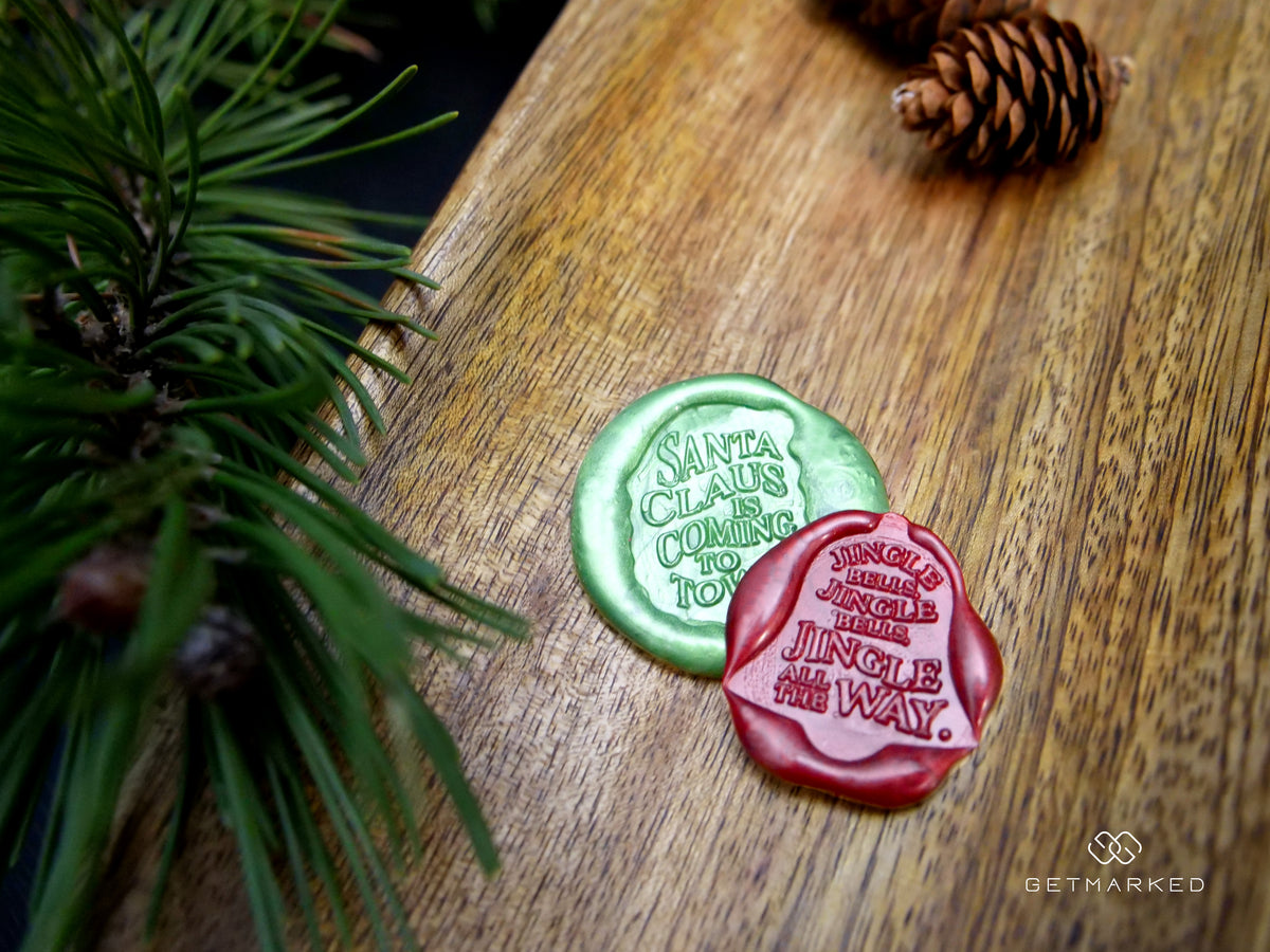 Santa Claus is Coming to Town - Christmas Collection Wax Seal Stamp by Get Marked (WS0491)
