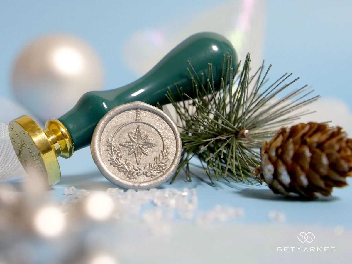 Shining Star - Christmas Collection Wax Seal Stamp by Get Marked